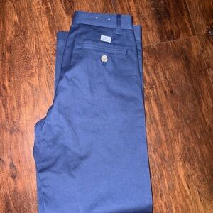 Boys J Bailey Trousers Cabet Blue Twill Size 12 Adjustable Waist